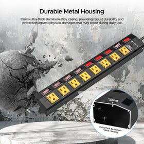 CRST in workshop setting powering tools and chargers, durable for heavy use