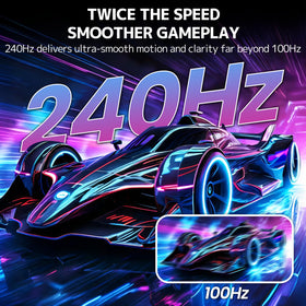 120% sRGB coverage supports rich color in games and media.