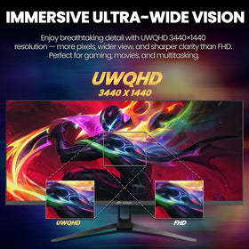CRUA 120% sRGB color coverage provides vivid, true-to-life visuals for creative work.