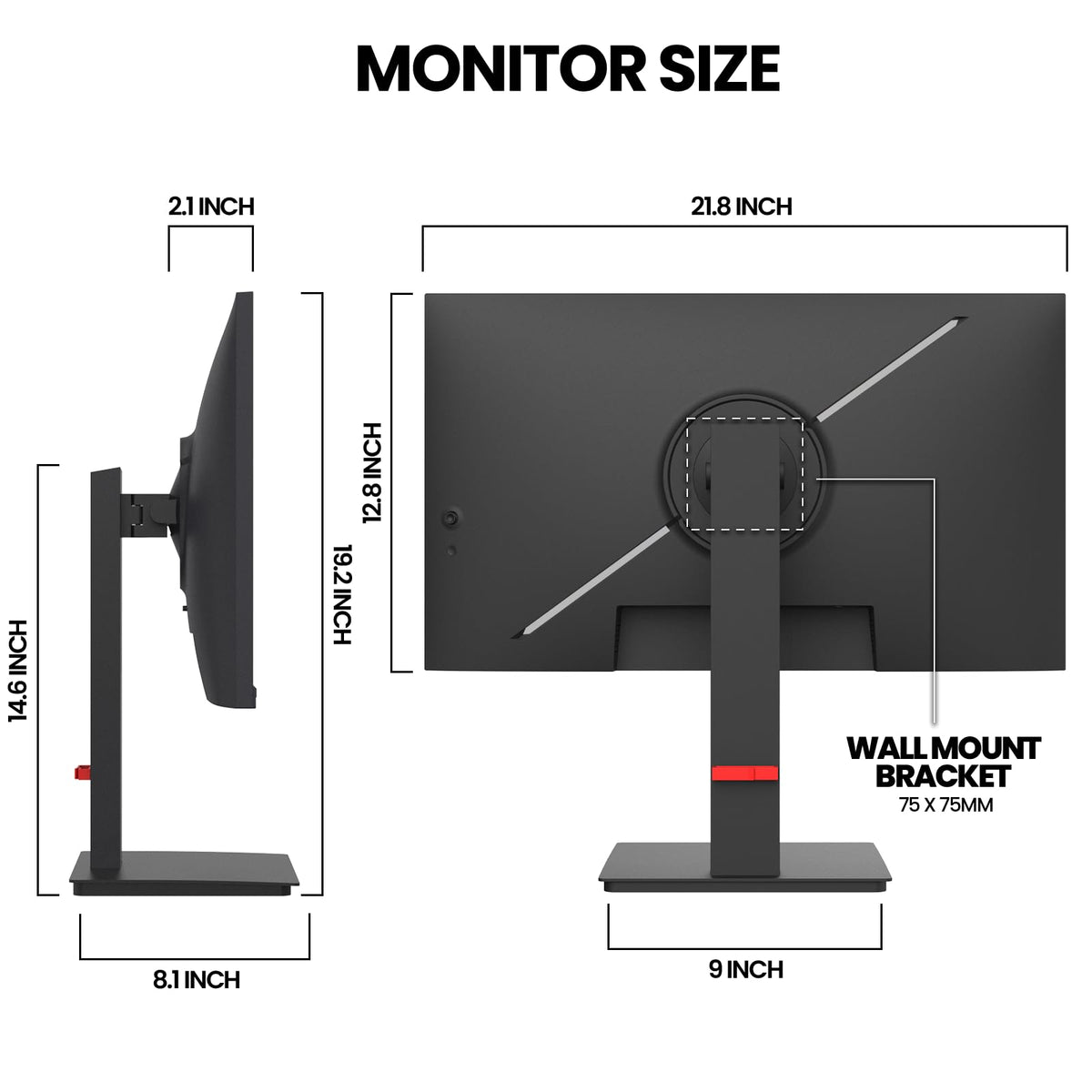 CRUA red hub helps keep cables organized and desk tidy