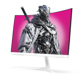 CRUA 24-inch curved monitor delivers smooth action at 200Hz.