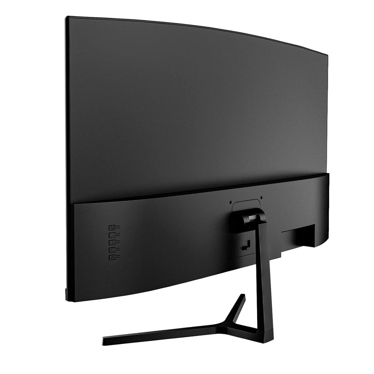 CRUA 24-inch curved monitor shows full HD display for crisp visuals in daily use.