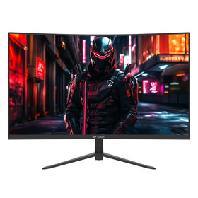 CRUA monitor highlighting bezel-less design for seamless multi-monitor setups