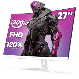 CRUA 27-inch curved monitor with immersive curve for expansive viewing