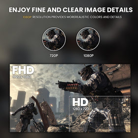 CRUA 27-inch curved monitor HDMI and DP ports for flexible setup.
