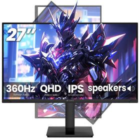 CRUA 27-inch gaming monitor with 360Hz for ultra-smooth gameplay and low input lag