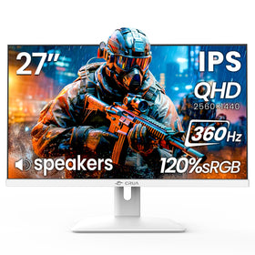 CRUA 27-Inch gaming monitor with 360Hz for esports precision.