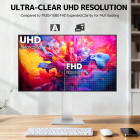 CRUA built-in speakers deliver clear sound without extra speakers