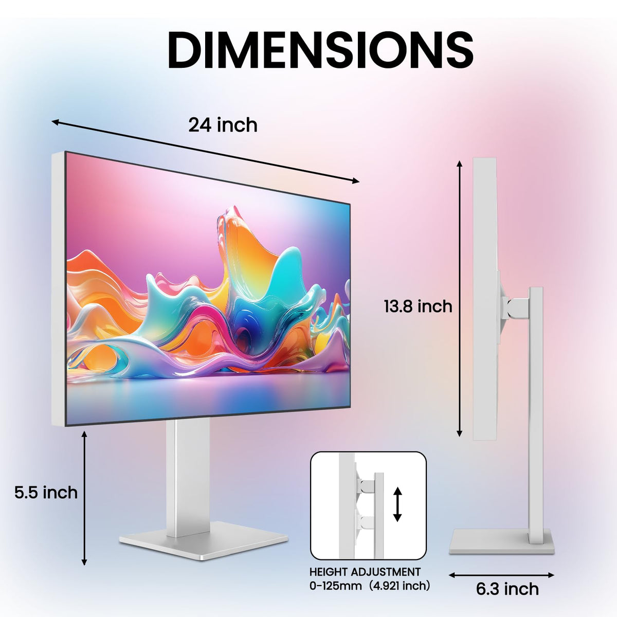 CRUA wall-mount ready design saves desk space