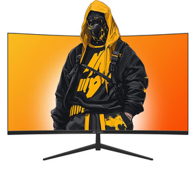 CRUA 32-inch curved monitor with 1800R curve enhances immersive gaming experiences.