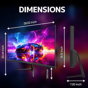 CRUA 165Hz refresh rate delivers smooth, responsive gaming and streaming.