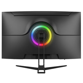 CRUA monitor ports and design with HDMI 2.1 and DP 1.4 for future-proof setup.