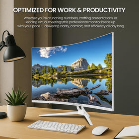 CRUA versatile monitor suitable for modern workstations