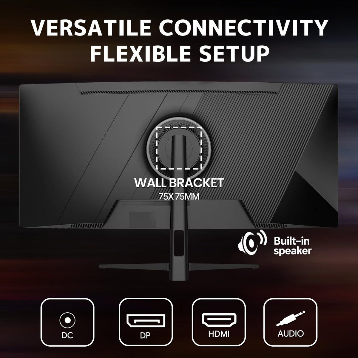 CRUA ultrawide monitor ideal for streaming and productivity tasks.