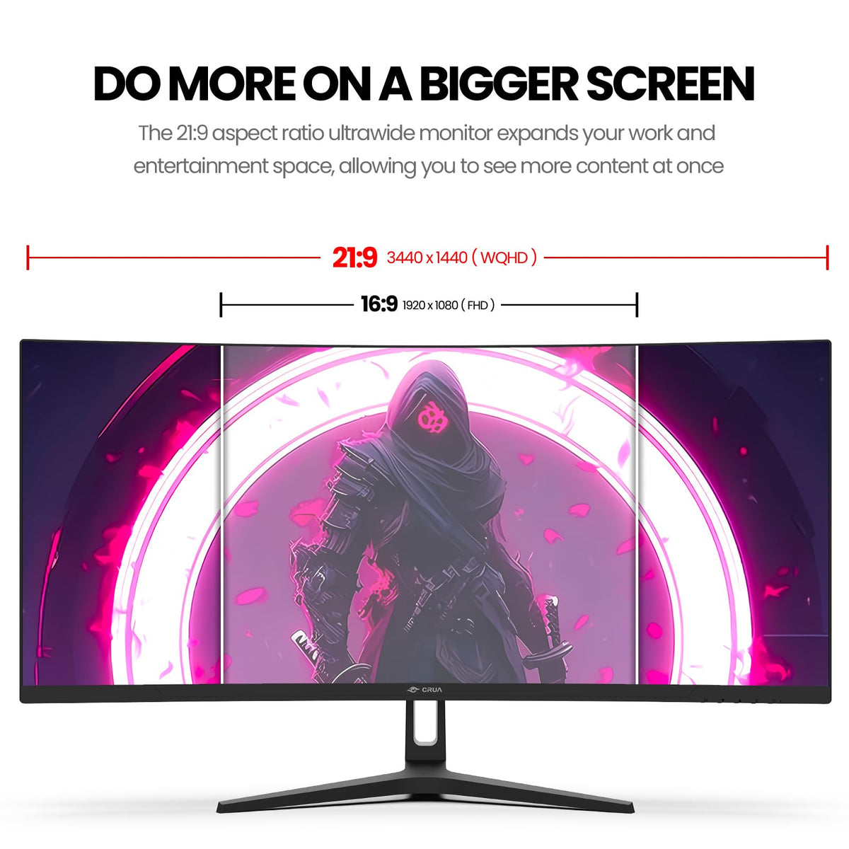 CRUA monitor PIP/PBP showcase two-device multitasking for streamlined workflows