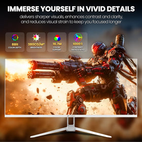 CRUA IPS panel delivers wide viewing angles with accurate colors