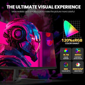 CRUA 1500R curved screen detail for immersive viewing in games and movies