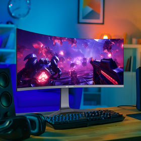 CRUA built-in blue light filter for comfortable long viewing sessions