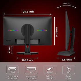 CRUA built-in speakers offer convenient audio without extra peripherals.