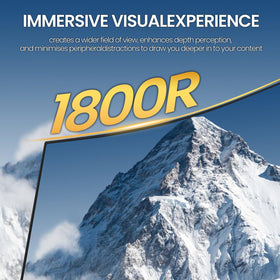 CRUA monitor delivering 120% sRGB for vibrant colors and detail