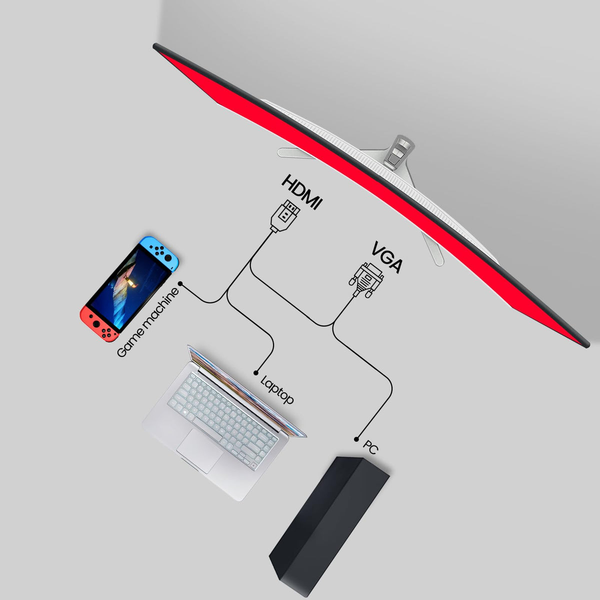 CRUA blue-light filter and flicker-free technology for comfortable viewing