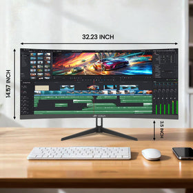 CRUA workstation with multiple inputs enabling effortless device switching.