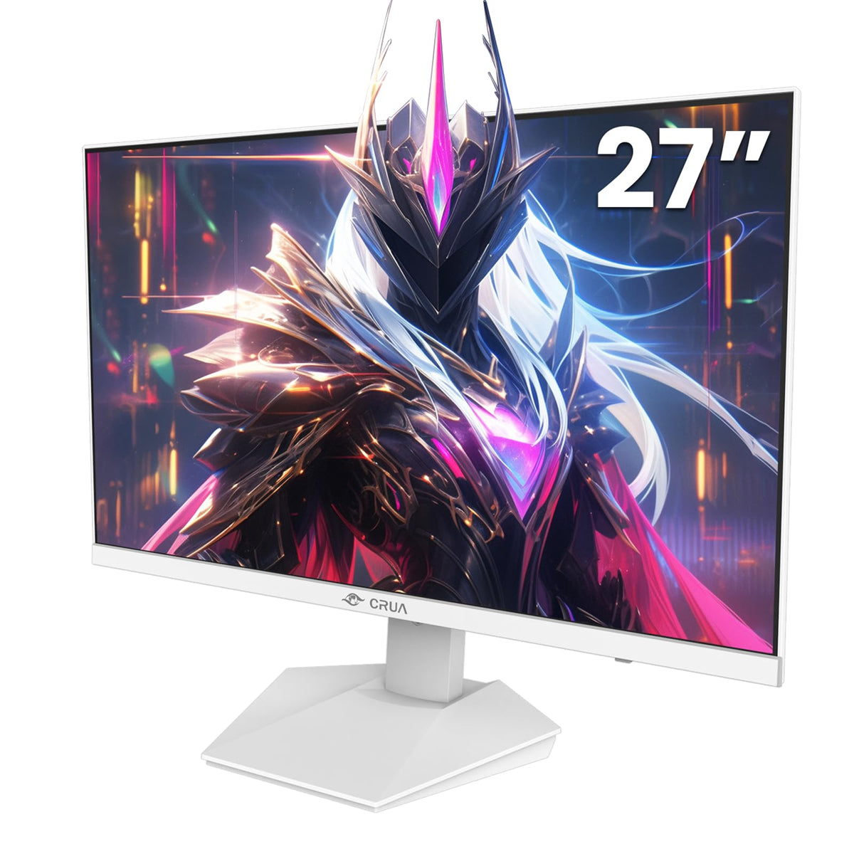 CRUA QHD IPS panel close-up showing sharp detail and color