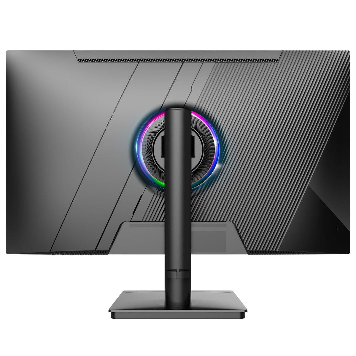 CRUA vertical mount with tool-free setup and adjustable height for ergonomic use