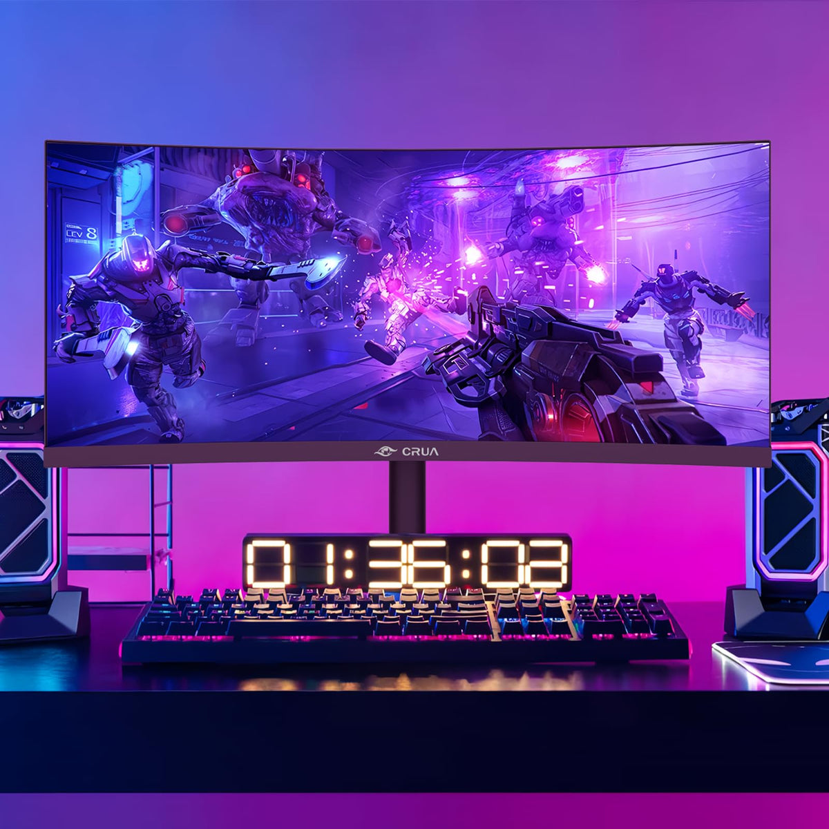 CRUA HDMI 2.0 and DP 1.4 ensure easy connectivity.