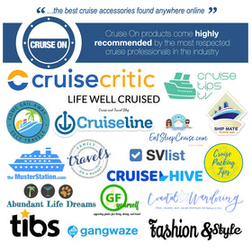 Cruise On non-surge power strip compatible with major cruise line policies.