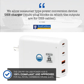 Cruise On close-up of USB-A and USB-C ports highlighting fast mixed-device charging