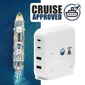 Cruise On four-port USB/USB-C hub enables quick, multi-device charging.