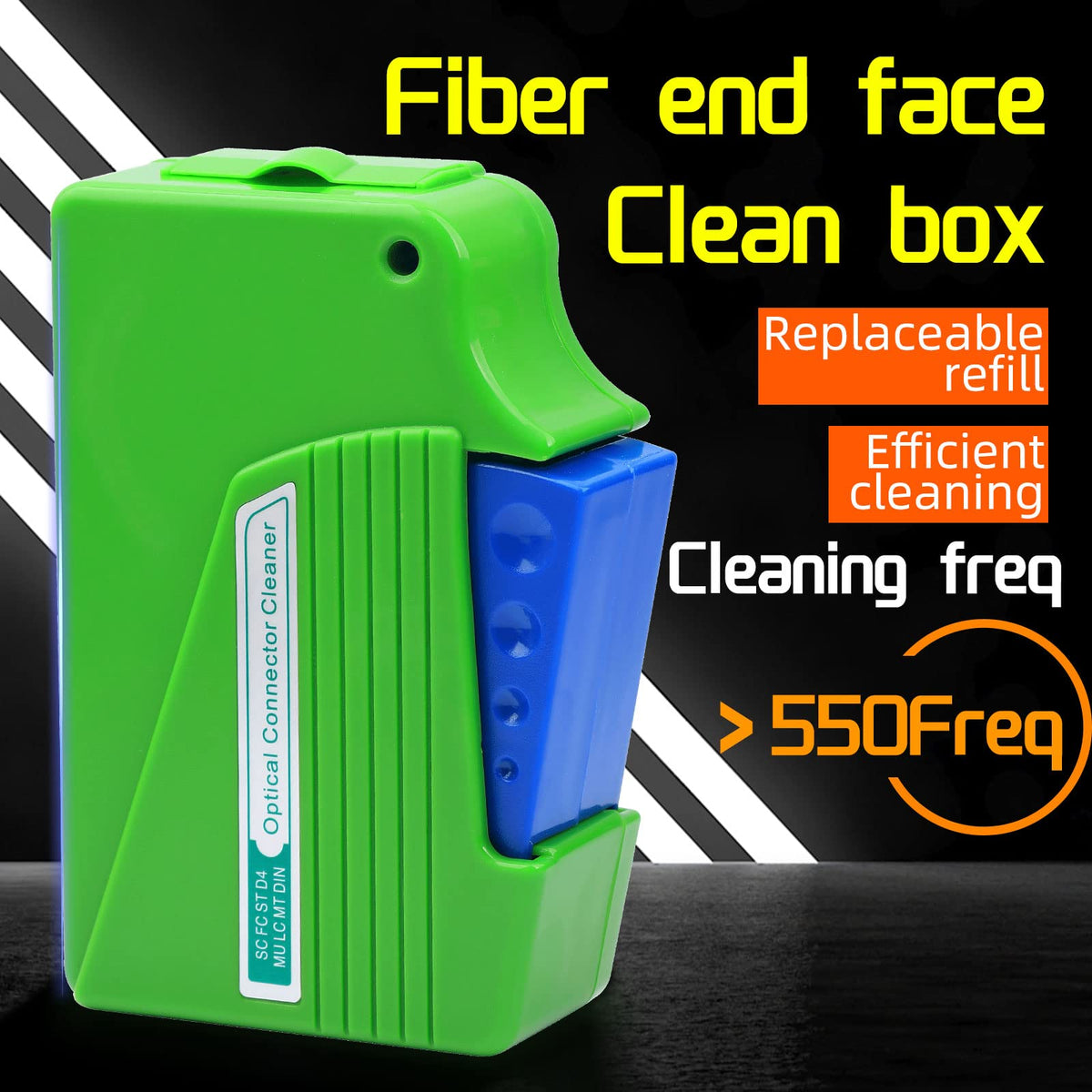Rugged Cruiser cleaner cassette suitable for both lab and field use.