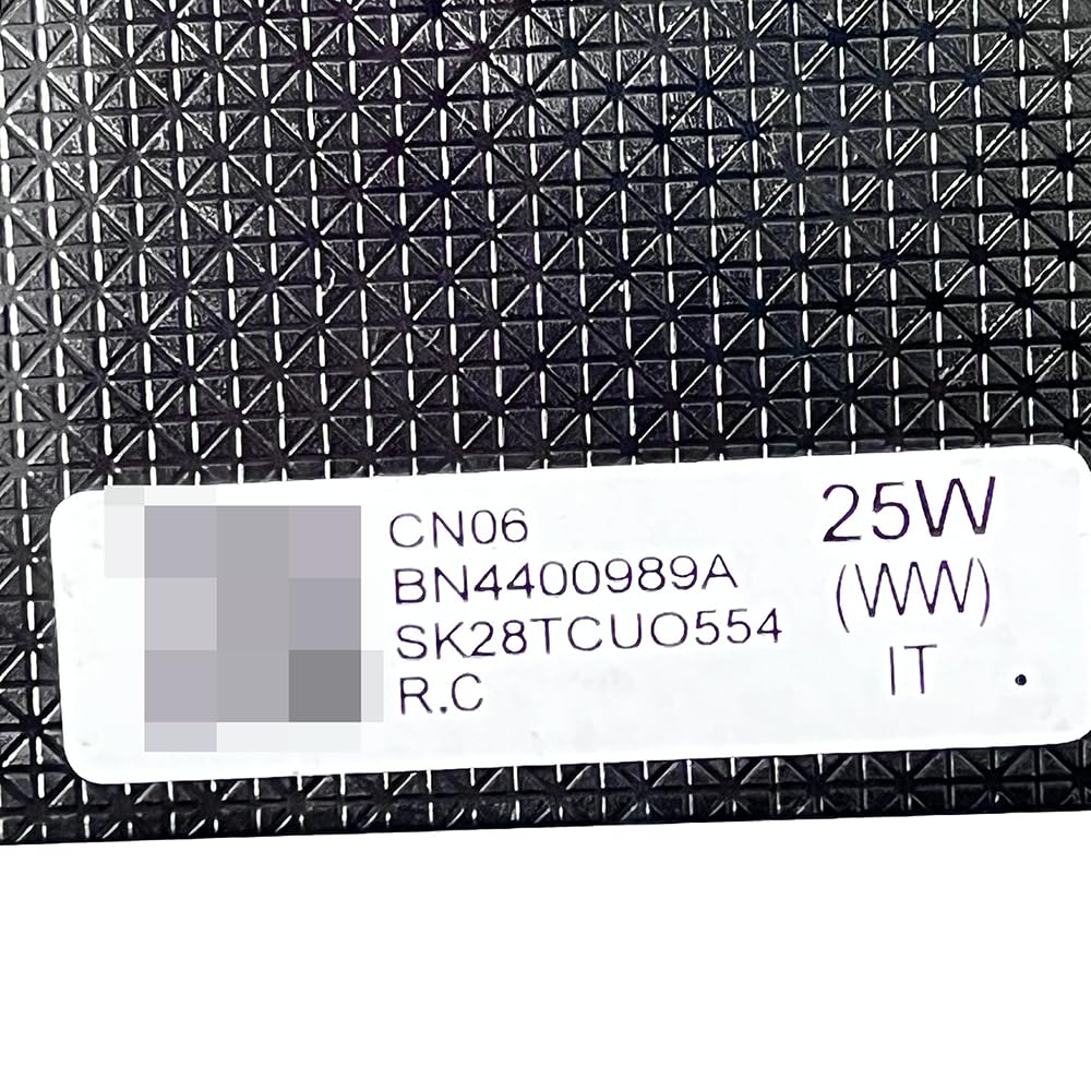 CRUMFERT adapter label with 14V 1.79A 25W specs for safe matching