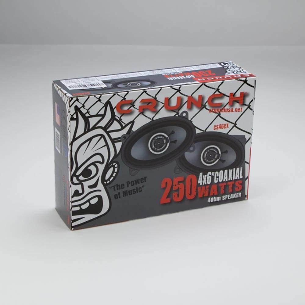 Crunch CS46CX in-car audio demo showcasing versatile use