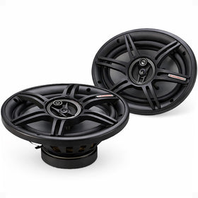 Crunch CS693 front view showing speaker grille and mounting for clearer sound