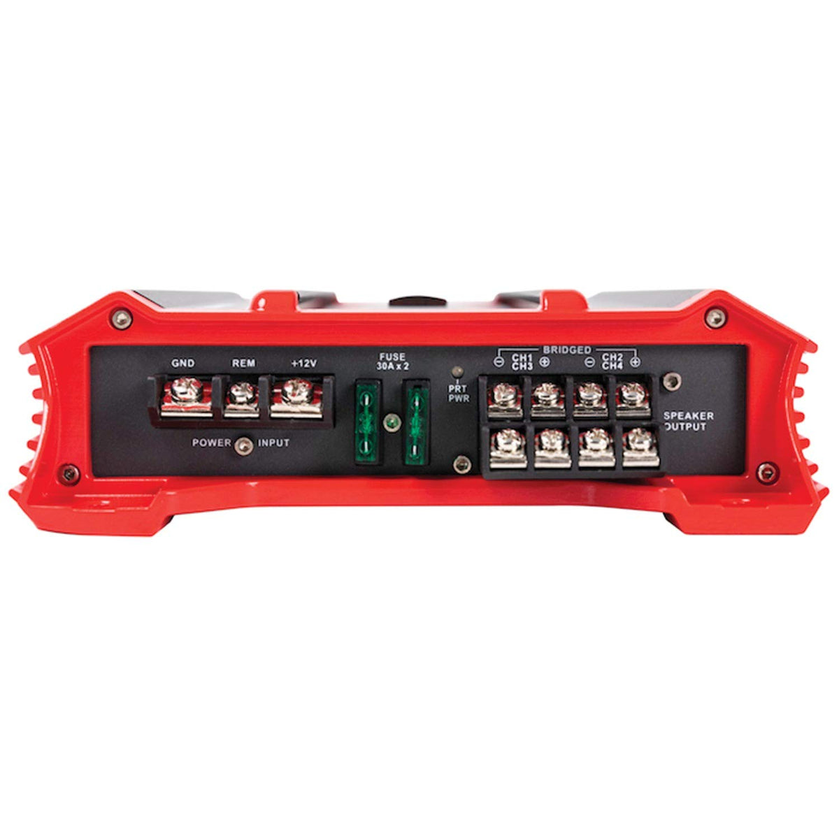 Crunch GP-2000.4 side view compact footprint suited for tight installs.