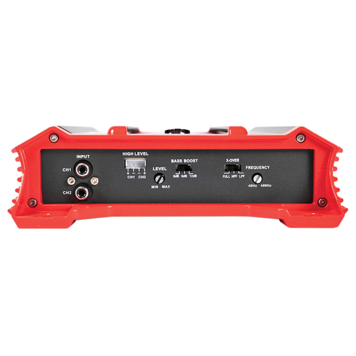 Crunch Ground Pounder GP-1000.2 front panel view for a powerful car audio setup