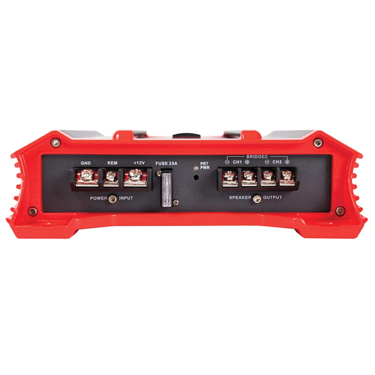 Crunch GP-1500.2 top label with performance specs for quick reference