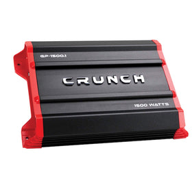Crunch Ground Pounder GP-1500-1 heat sink demonstrates efficient cooling during high output listening.
