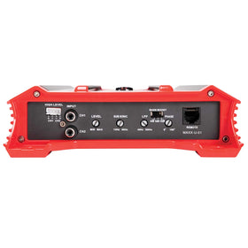 Crunch Ground Pounder GP-1500-1 trunk-install shot illustrates easy integration in cargo space.