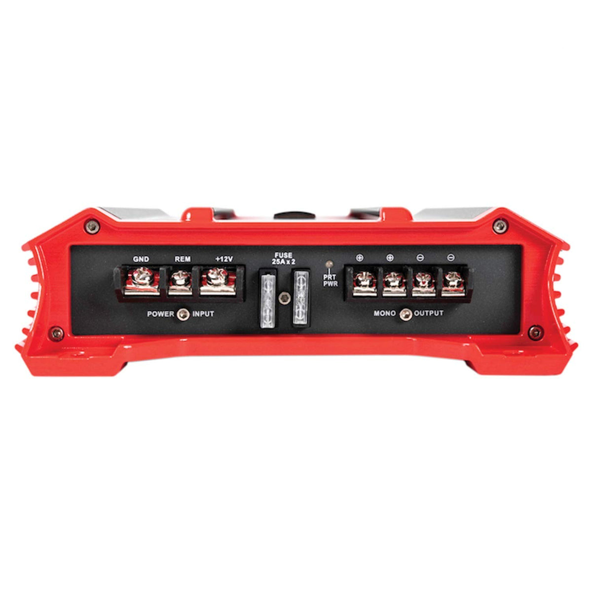 Crunch Ground Pounder GP-1500-1 wiring-install view shows clean, versatile wiring possibilities.