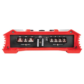 Crunch Ground Pounder GP-1500-1 wiring-install view shows clean, versatile wiring possibilities.