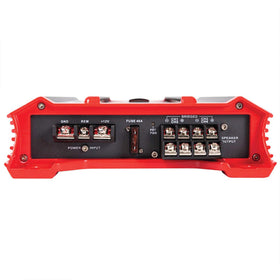 Crunch GP-1500.4 dials and connections illustrate precise tone shaping control.