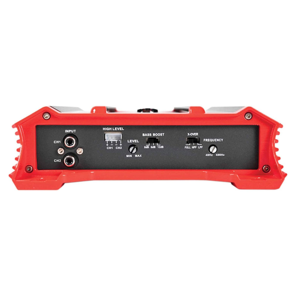 Crunch GP-2000-2 2-ohm capability supports high-performance multi-speaker setups.