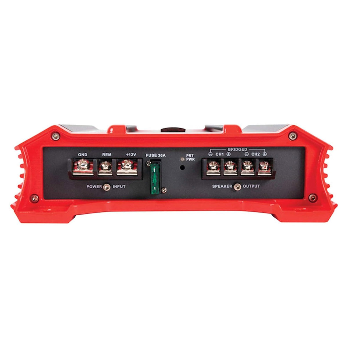 Crunch GP-2000-2 4-ohm option enables bridgeable configurations for varied loads.