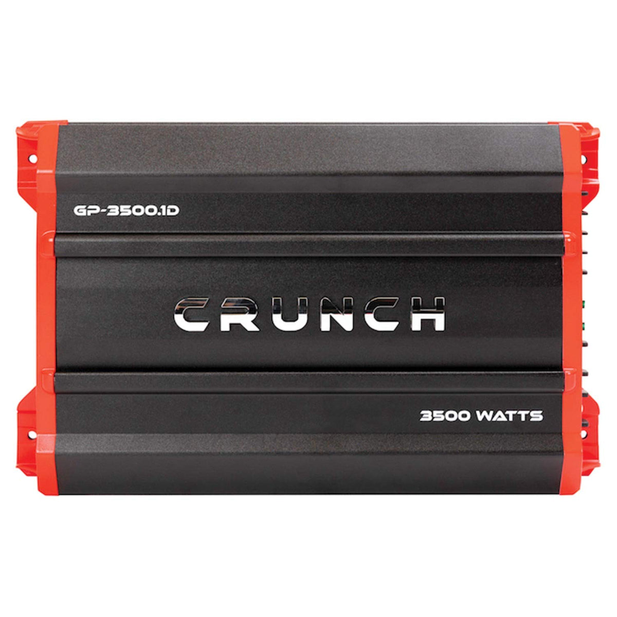 Crunch GP-3500.1D front view for high-power car audio setup