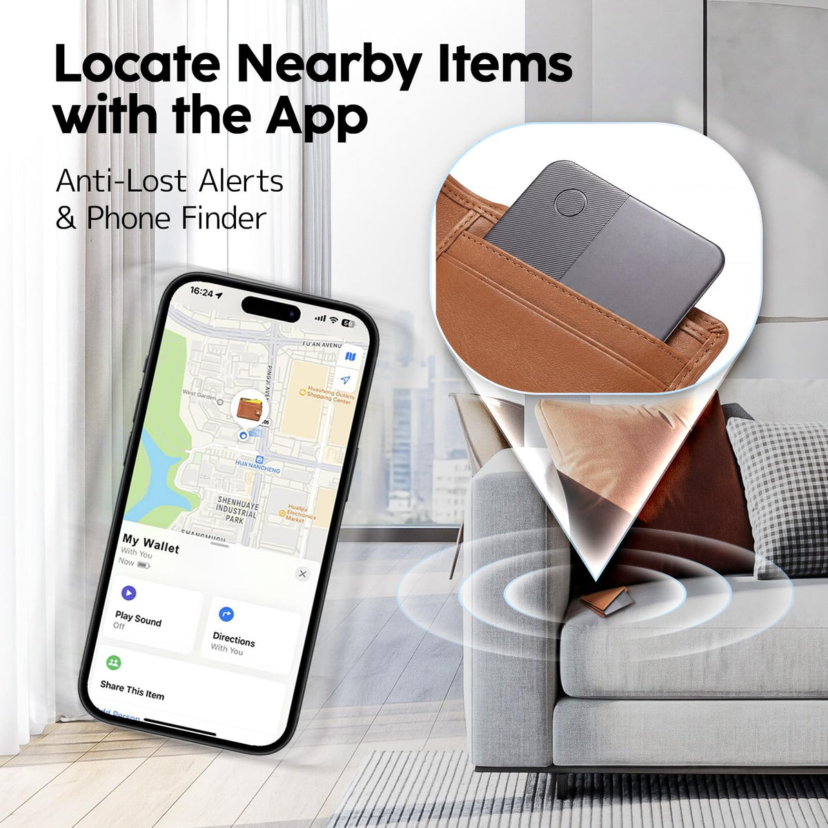 CryoSentry Find My sound feature helping locate items quickly