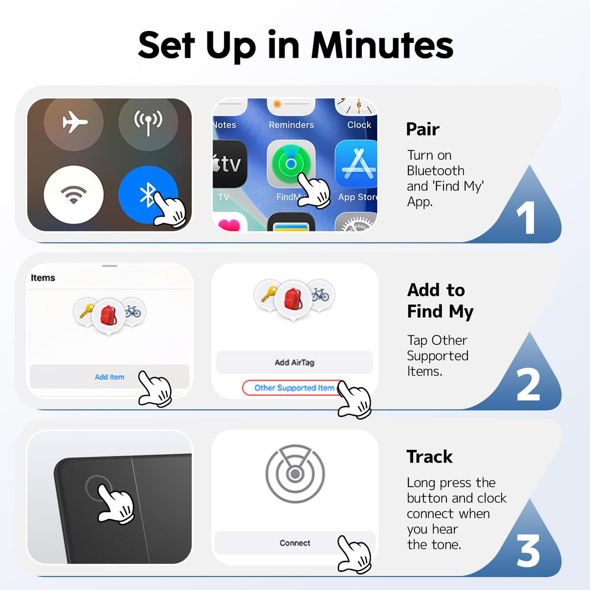 CryoSentry locates items on a map or by nearby sound alerts.