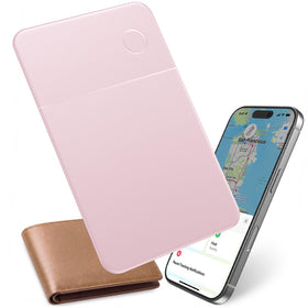 CryoSentry slim tracker card fits in a wallet for discreet tracking.